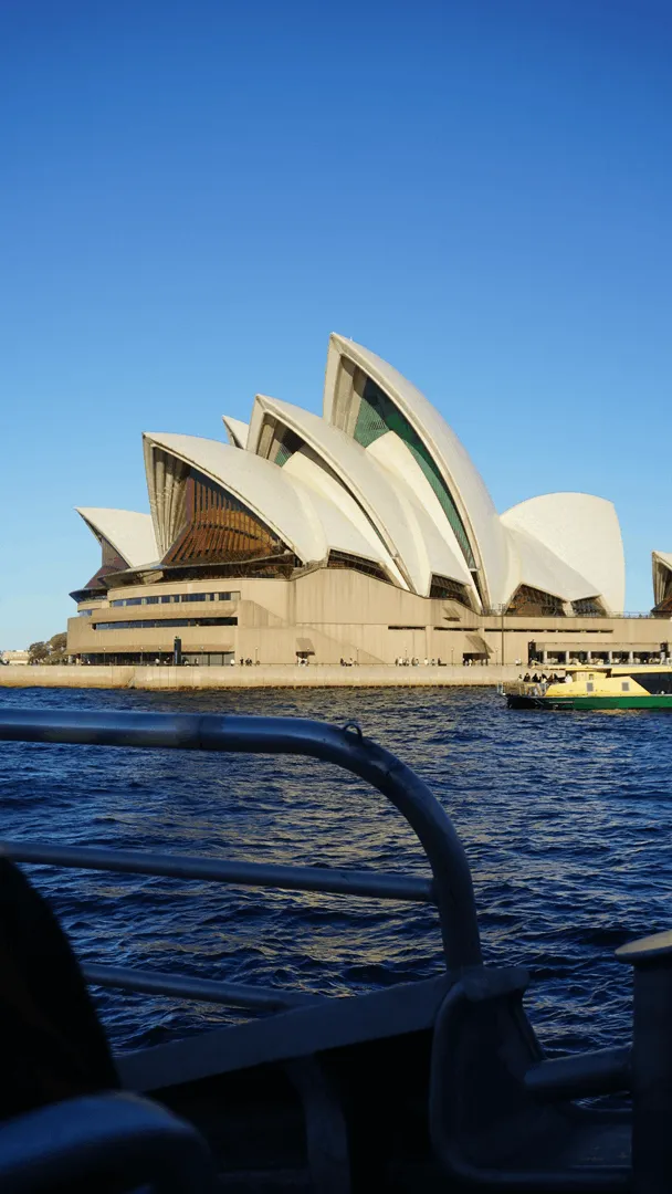 View of the Sydney Opera House from the ferry