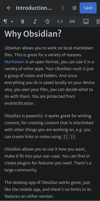 Screenshot showing how the UI of Sveltia CMS looks when editing a blog post on mobile with the changes mentioned from the current blog post